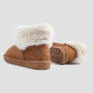 Ardene Cozy Brown Fur Women's Boots, Size 7